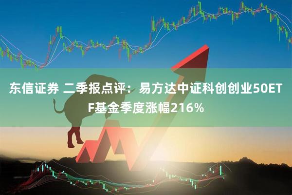东信证券 二季报点评：易方达中证科创创业50ETF基金季度涨幅216%